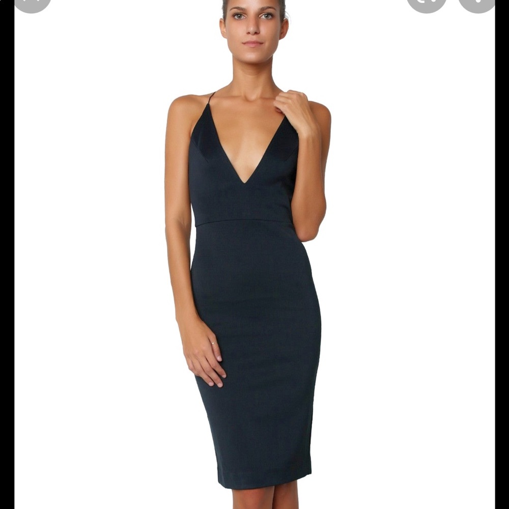 MAURIE & EVE Aquila Dress Black Backless Strappy